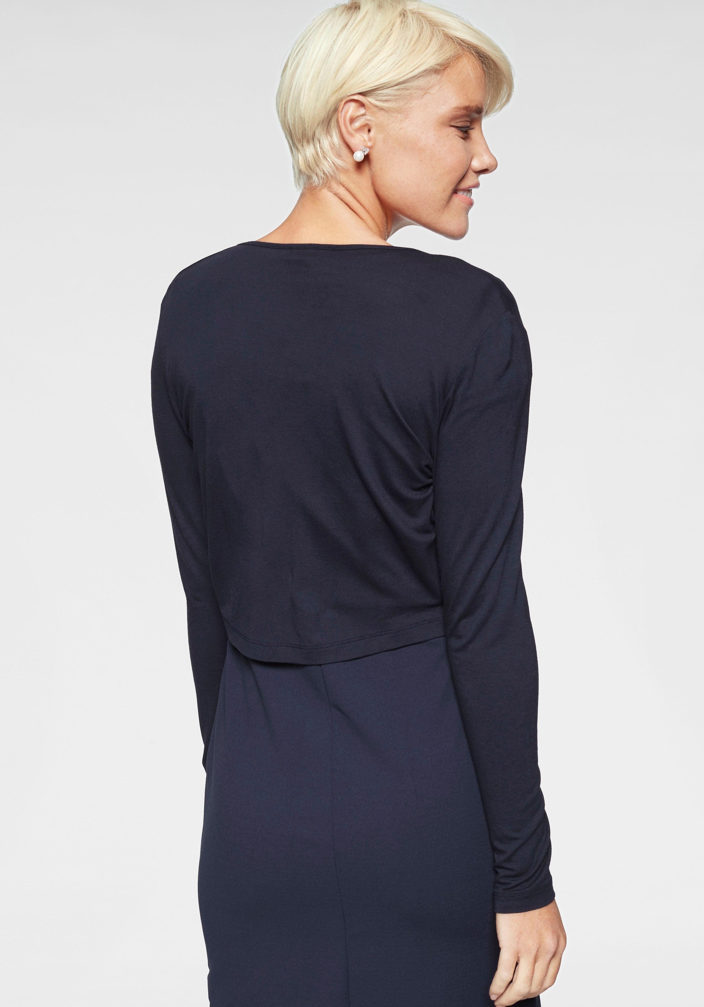 Aniston SELECTED Bolero , mit leicht transparentem Vorderteil