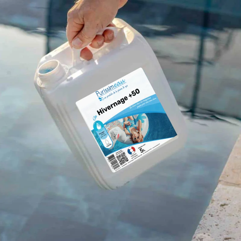 PURISSIMEAU - Produit d'entretien hivernage piscine & Spa 50   - 5L
