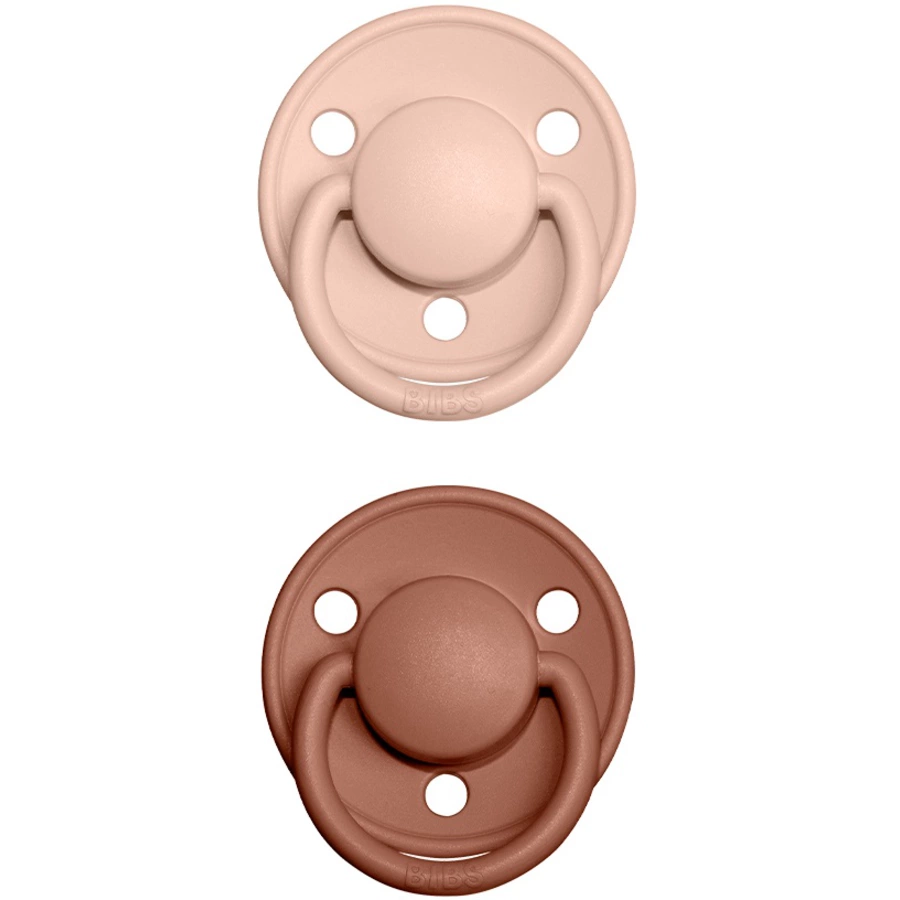 BIBS® Schnuller De Lux Woodchuck  Blush 0-36 Monate, 2 Stk.