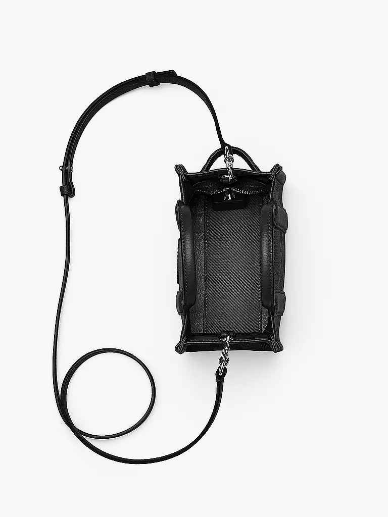 MARC JACOBS Ledertasche - Tote Bag THE MINI TOTE schwarz