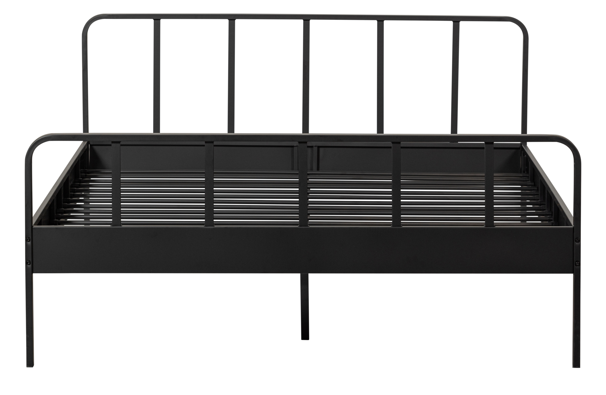 WOOOD tweepersoonsbed Mees - 160x200cm Mees tweepersoonsbed - Zwart