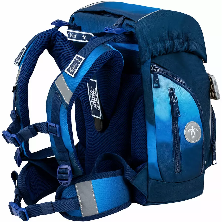 Belmil Schulranzen Premium Comfy Plus Set 5-teilig Blue Navy