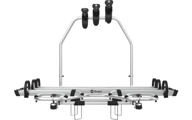 Berger Premium XL Deichsel Fahrradträger für 2/3 Fahrräder, E-Bike geeignet
