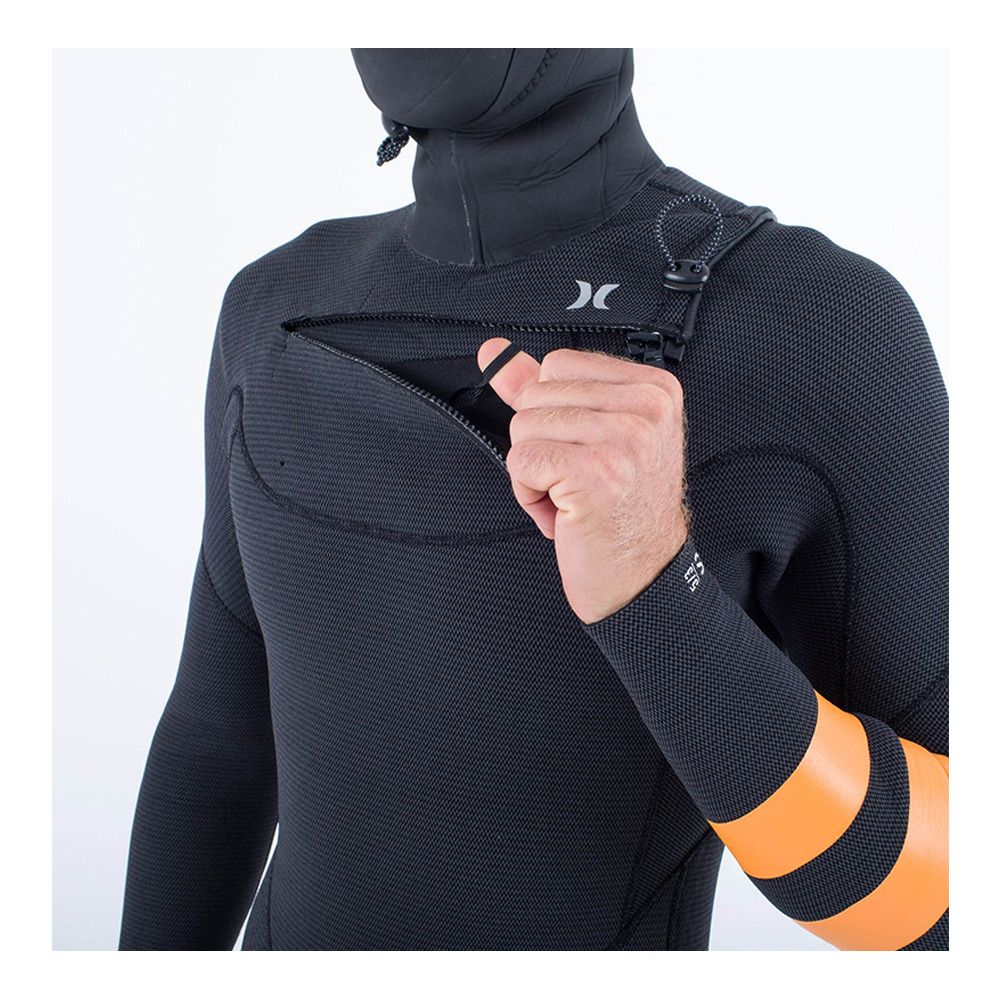 Hurley PLUS HOOD CZ - Combinaison intégrale 5/3 mm Homme black/graphite