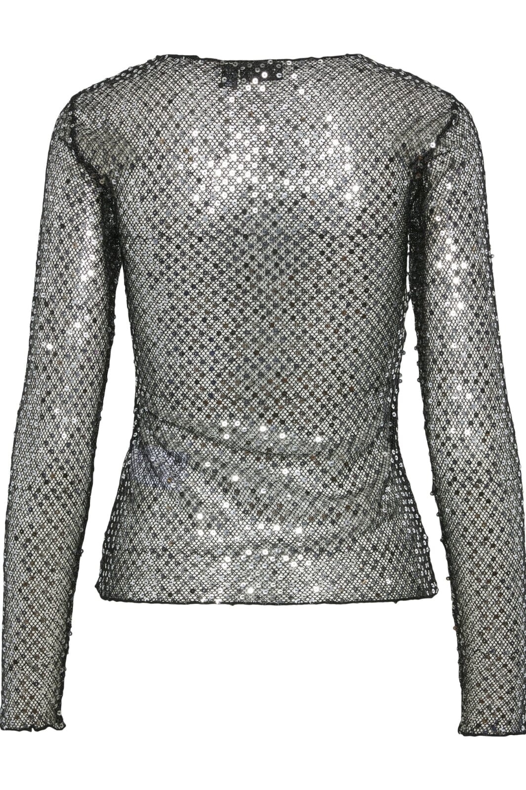 Pieces Pcrissi Ls Sequins Top