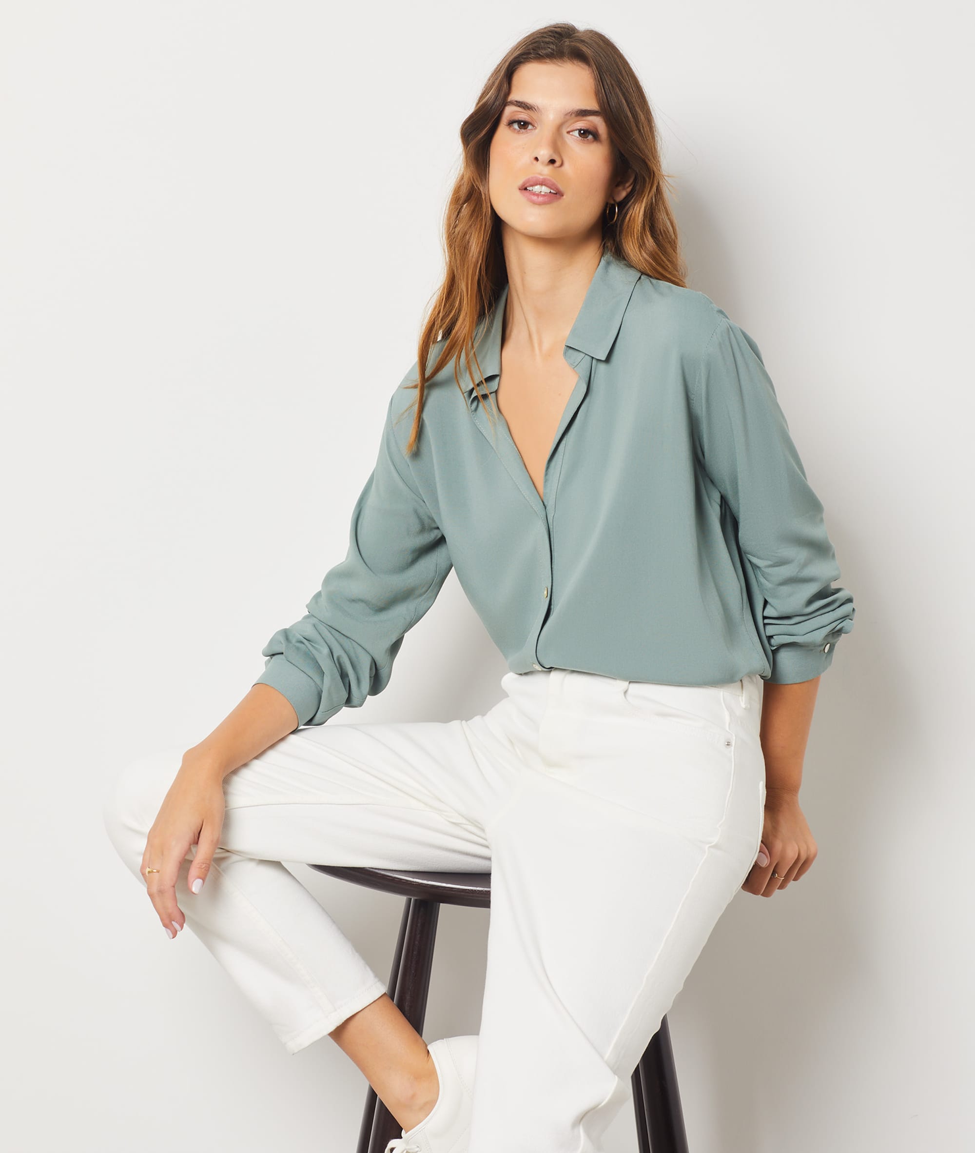 Chemise manches longues