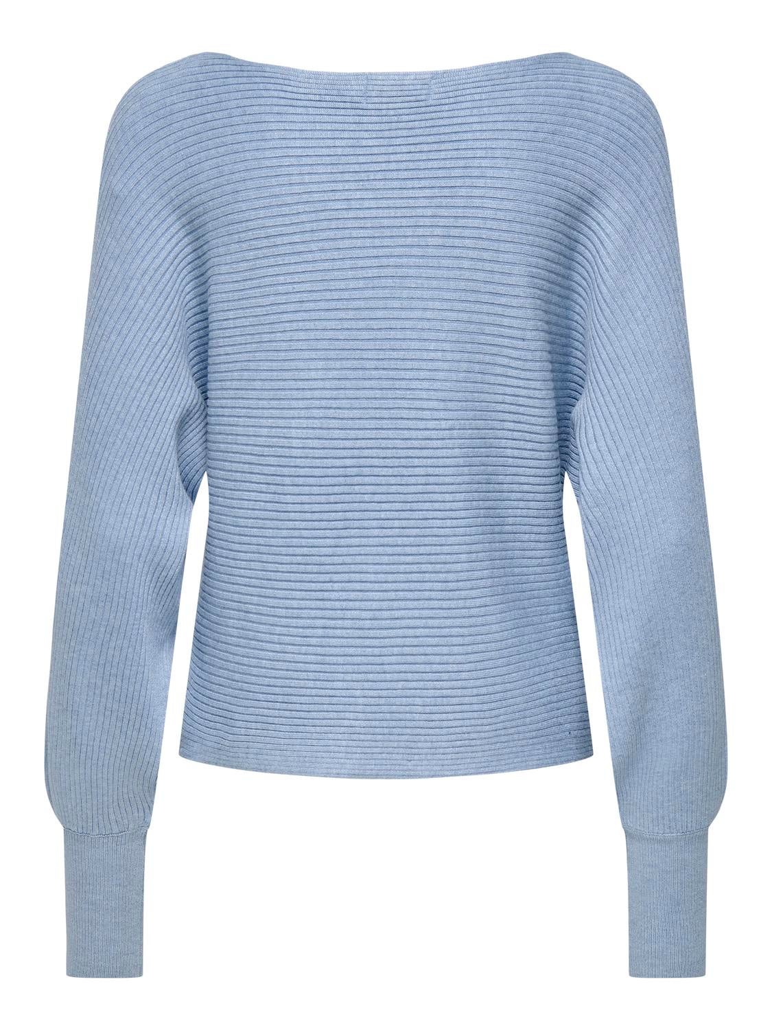 ONLADALINE Strickpullover Soft Chambray