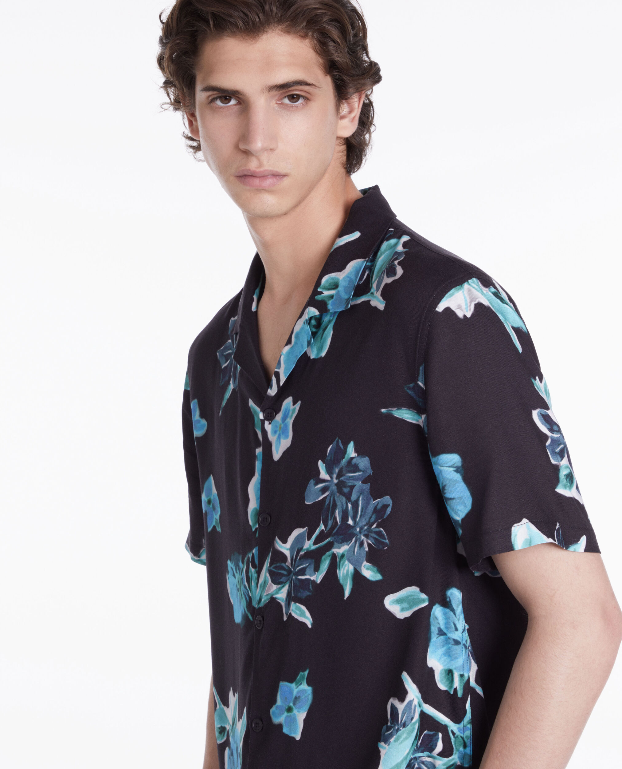 Chemise imprimée manches courtes