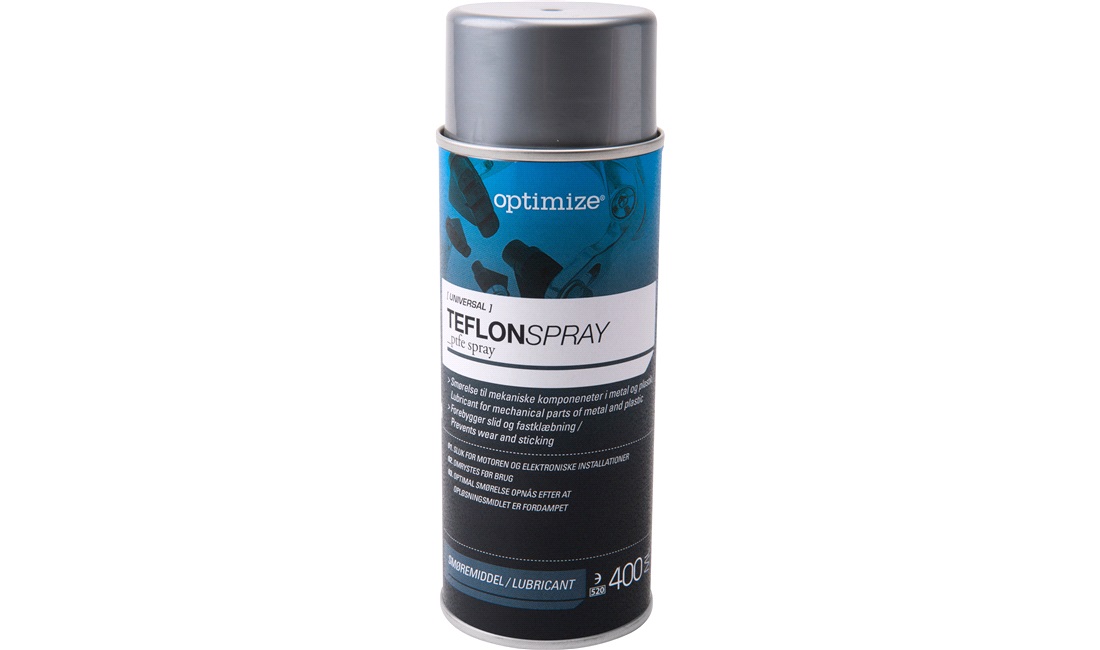 Teflon smøremiddel PTFE 400 ml Optimize