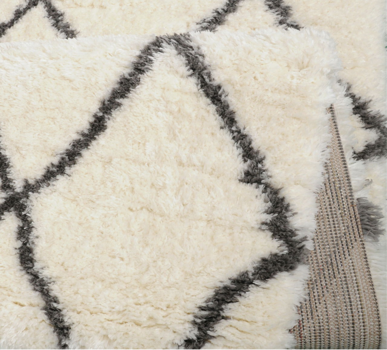 Merinos Hochflorteppich 120x160cm FLOCKI MORROCAN