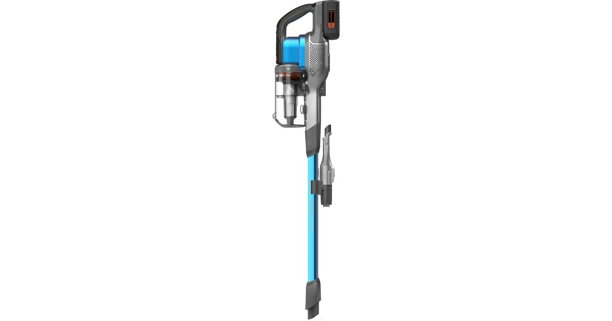 BLACK+DECKER36V 4-in-1 Steelstofzuiger  (Lichtblauw/grijs)