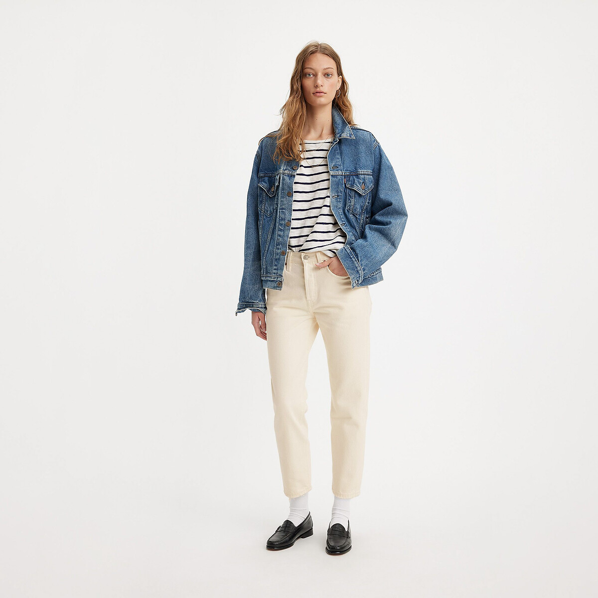 Calça Jeans 501® Cropped da Levi's