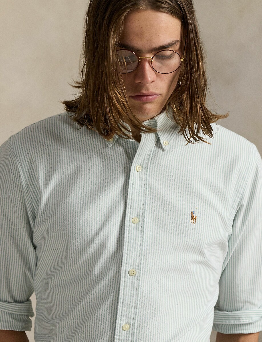 POLO RALPH LAUREN<br>Camisa Oxford feita sob medida