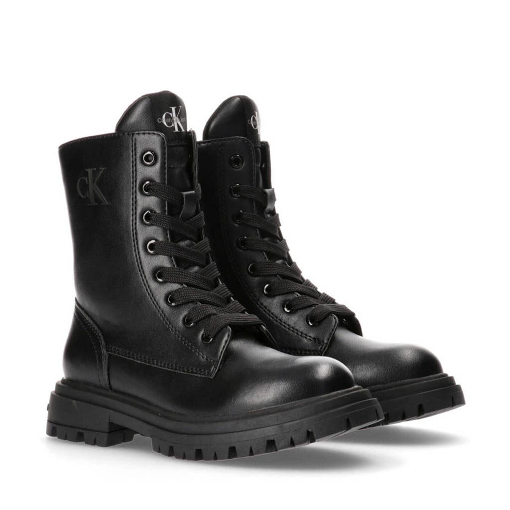 Calvin Klein veterboots zwart