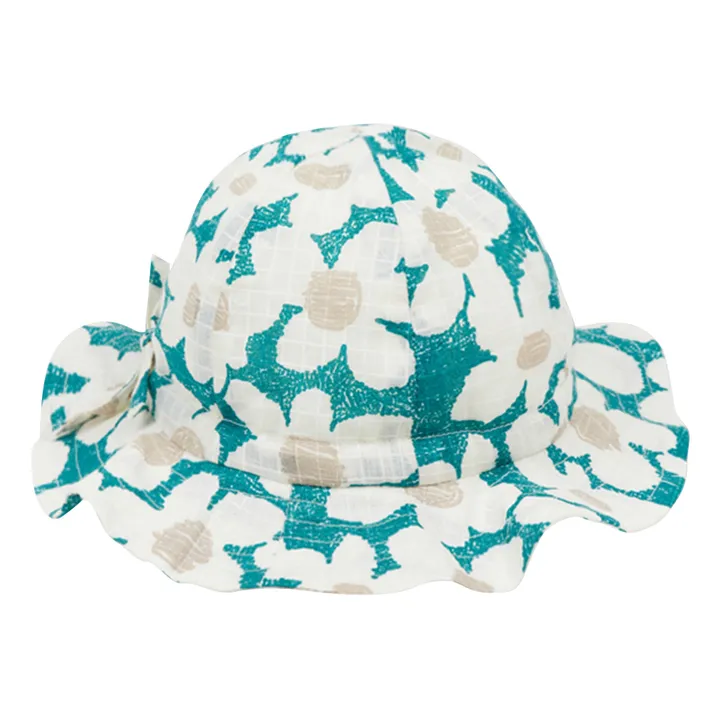 Arsène et Les Pipelettes Chapeau Flore Coton Bio | Vert