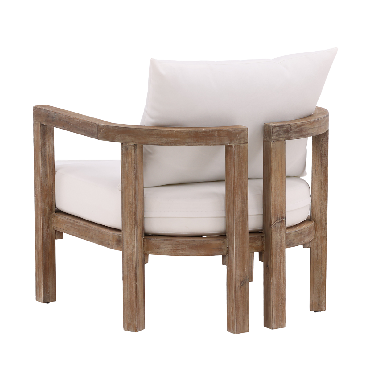 Tuin lounge fauteuil Elio - met zitkussens Naturel