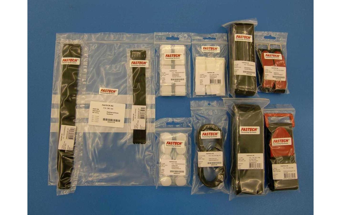 Klett-Set Werkstatt, 67 TeileKlettverschluss-Set, 67-teilig
