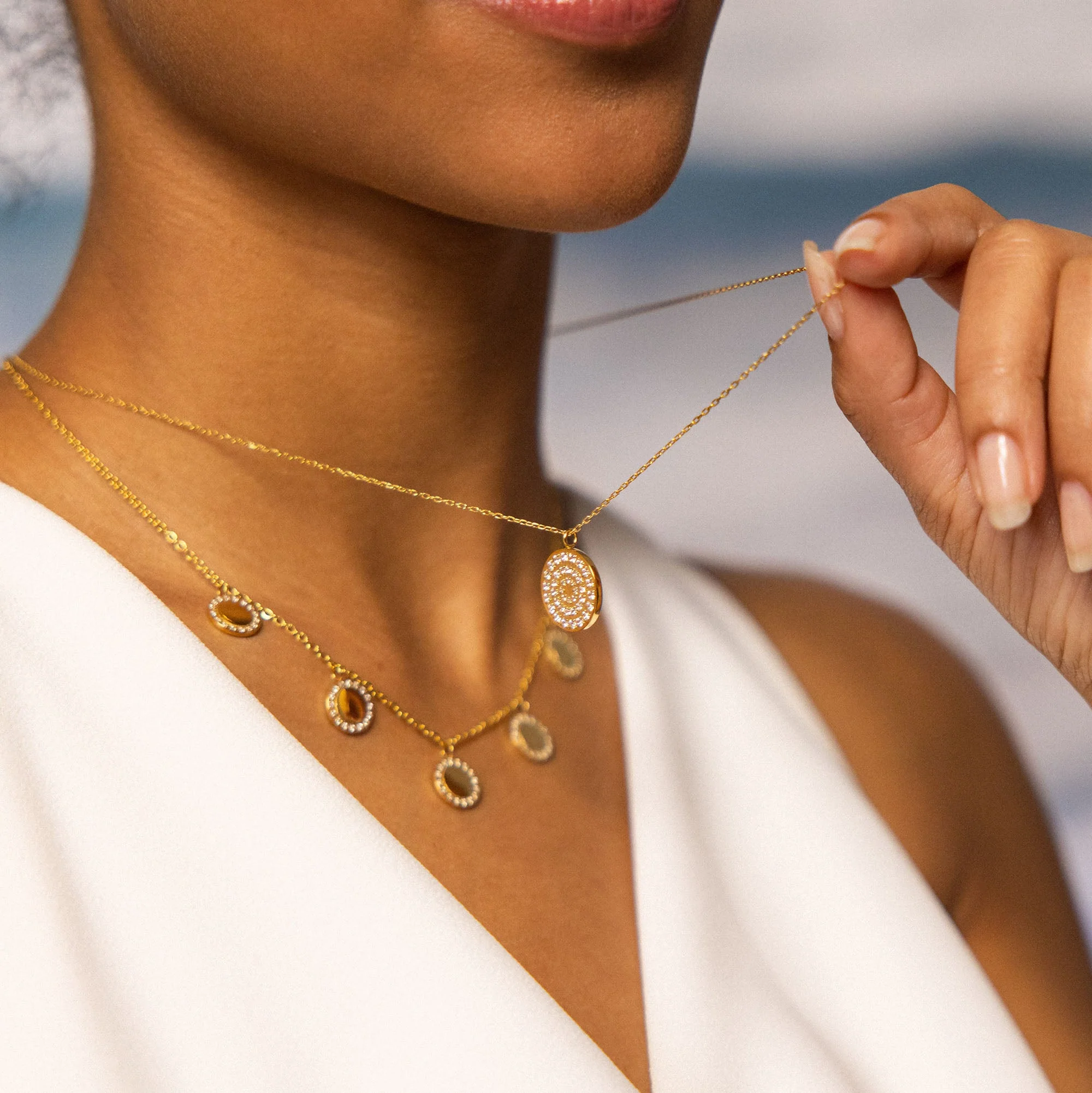 Shining Coin Kette