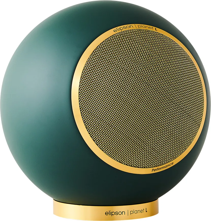 Elipson Planet L Performance 2.0 Vert foncé Gold (la paire) Enceintes bibliothèque