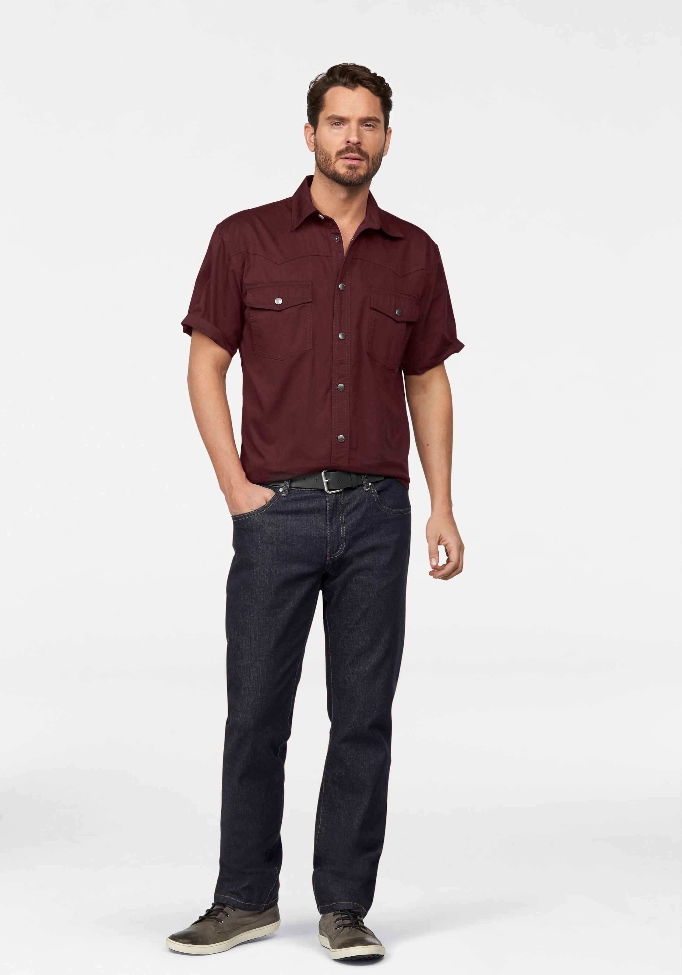 Arizona Kurzarmhemd , im Western-Stil
