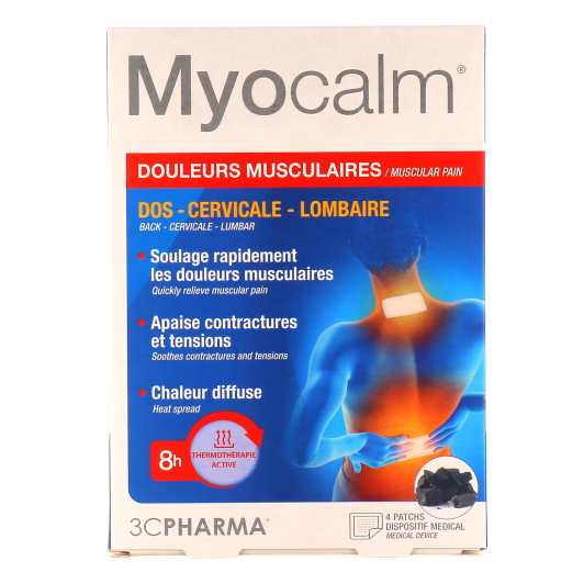 Myocalm Patch chauffant douleurs musculaires - Thermothérapie active