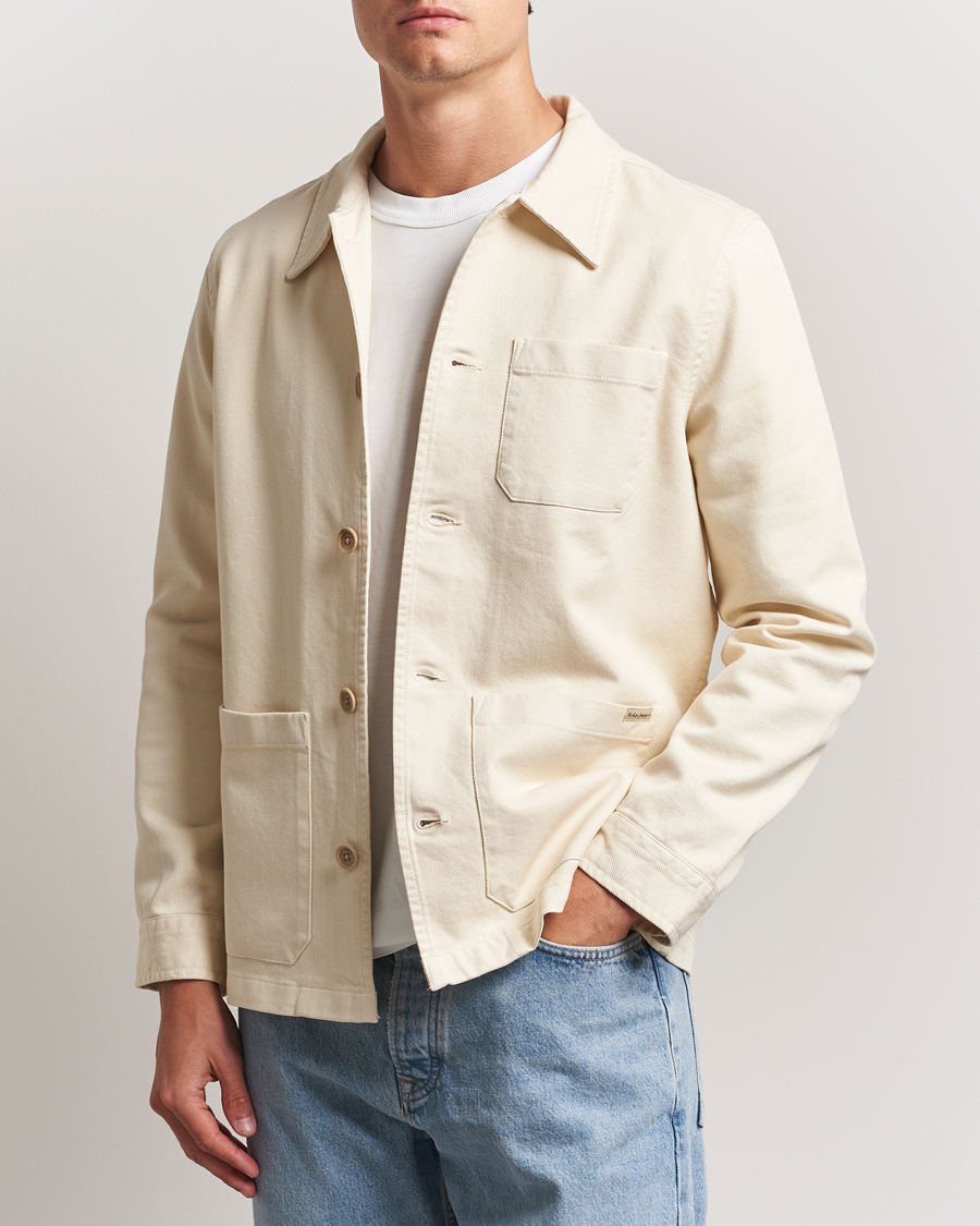 Nudie Jeans Barney Worker Overshirt Ivory