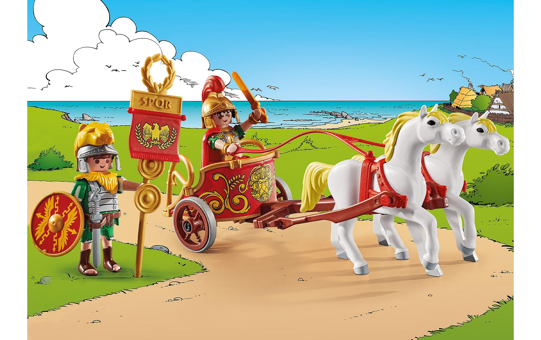 Asterix Römischer Streitwagen 71543Liebevoll gestaltetes Spielzeugset