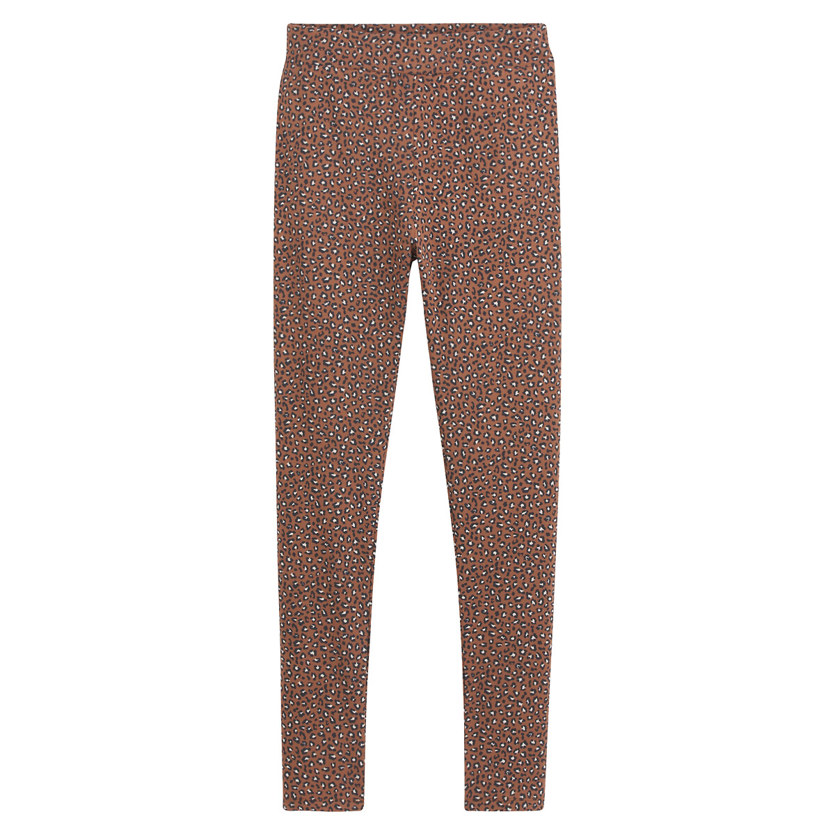 COLEÇÕES LA REDOUTE<br>Leggings de cintura alta com estampa de leopardo