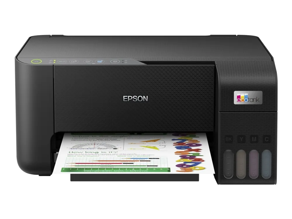 [OUTLET] - Epson EcoTank ET-2812 - Multifunktionsprinter - farve - blækprinter - kan genopfyldes - A4 (medie) - op til 10 spm (udskriver) - 100 ark - Wi-Fi - sort