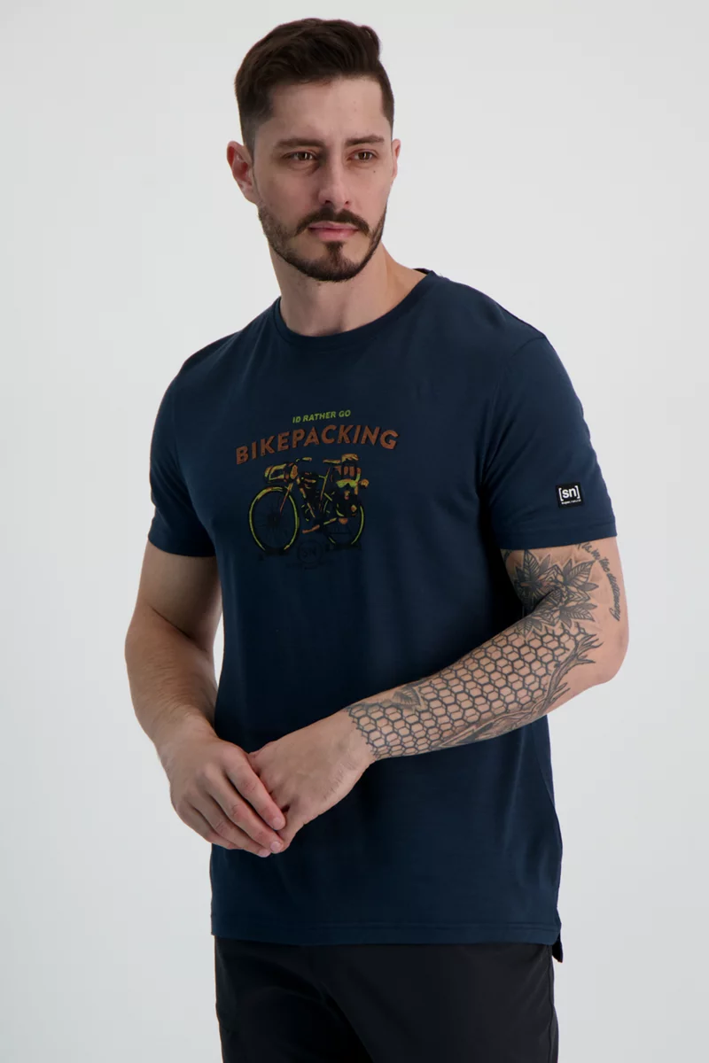 super.natural Bikepacking Merino Herren T-Shirt