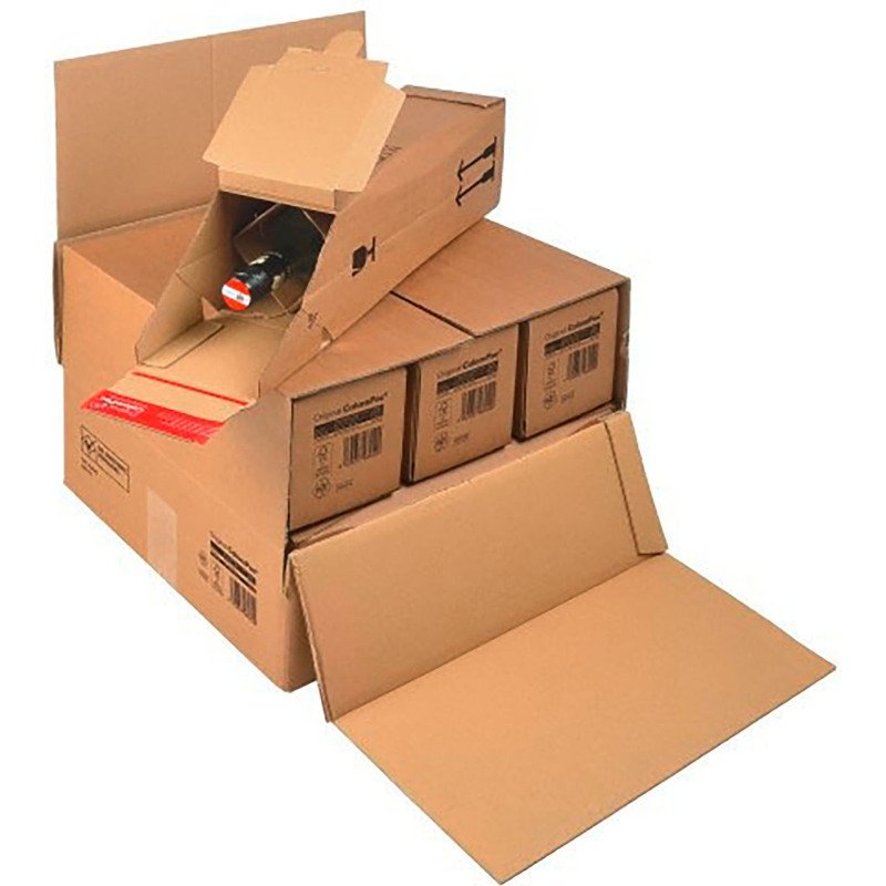 Carton de regroupement 3/6 bouteilles 0,75 L