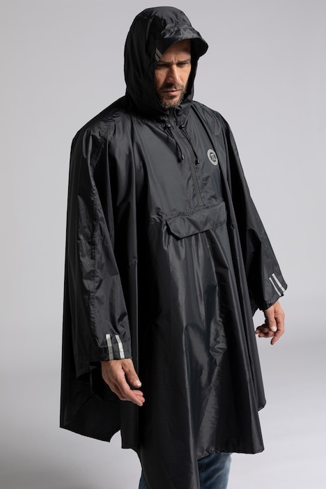 JAY-PI Regen-Poncho, Bikewear, wasserdicht, Kapuze