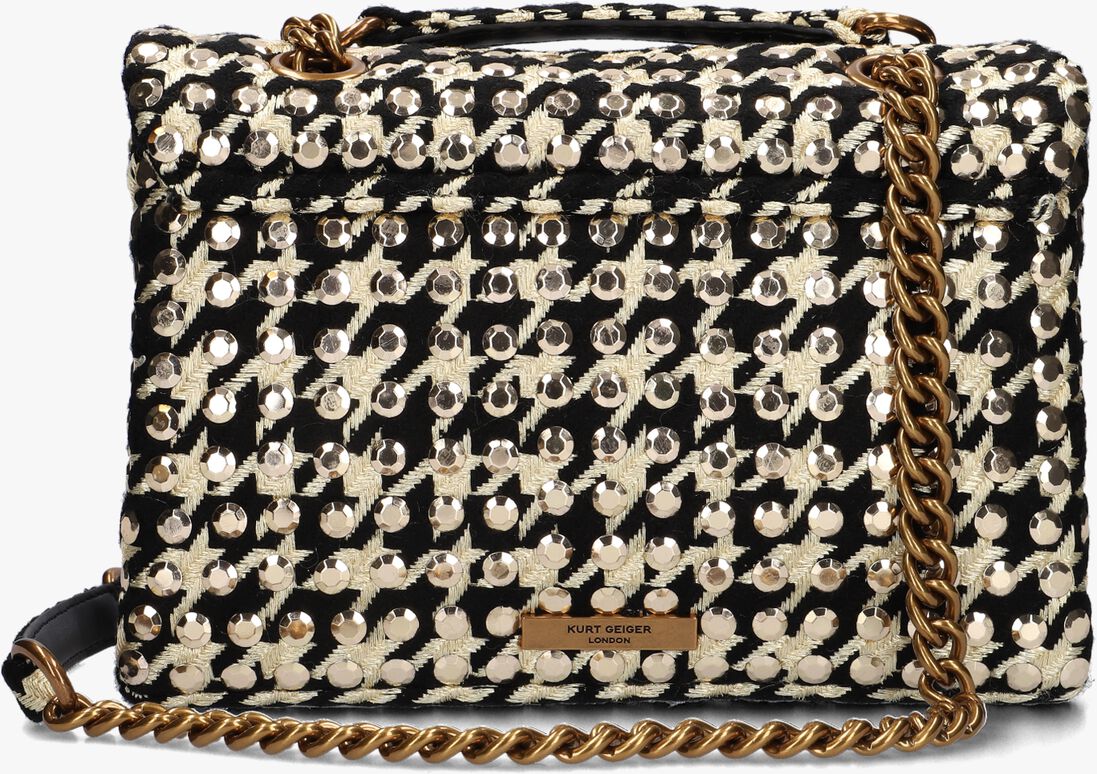 KURT GEIGER LONDON zwarte kurt geiger london schoudertas kensington studs