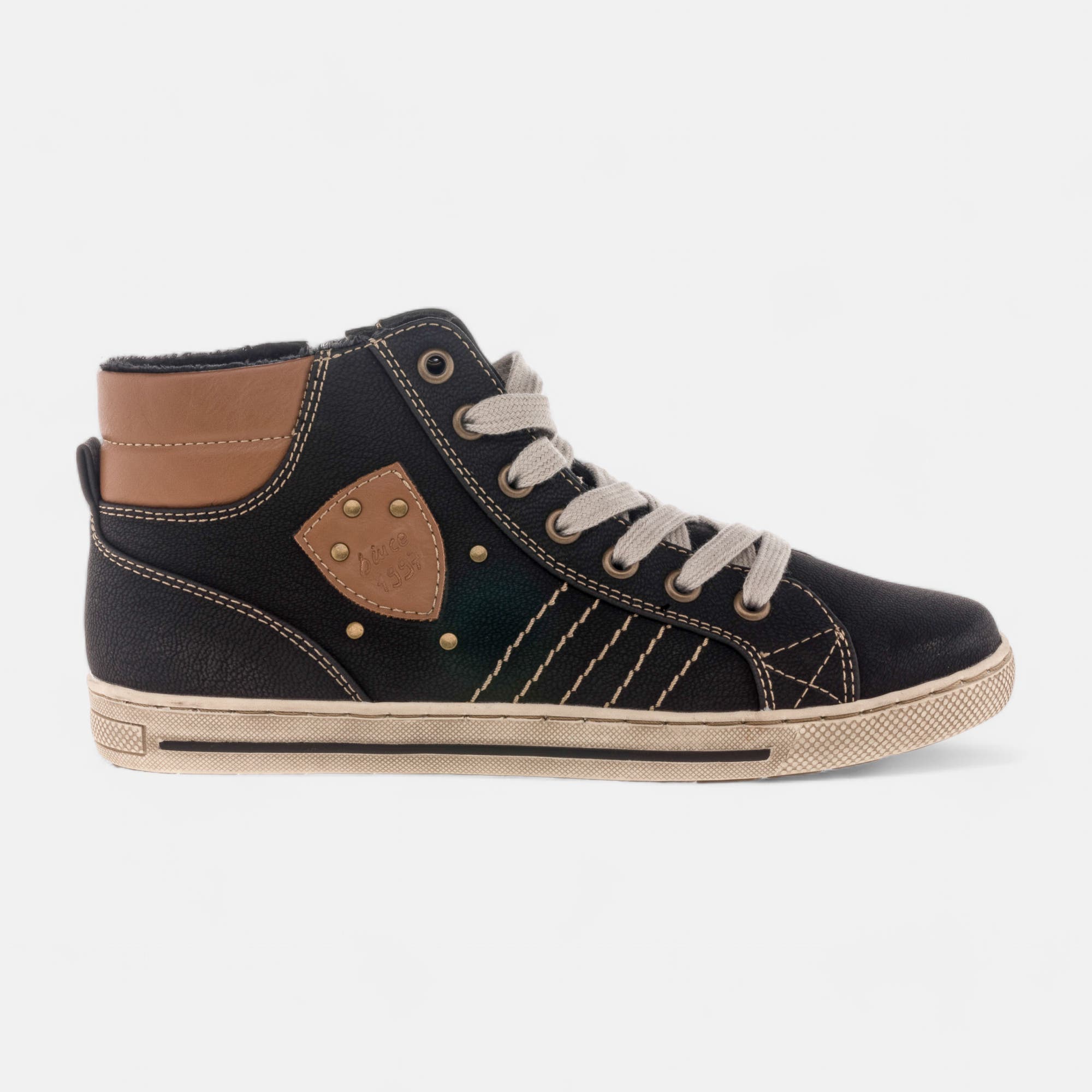 Baskets hautes Femme noir