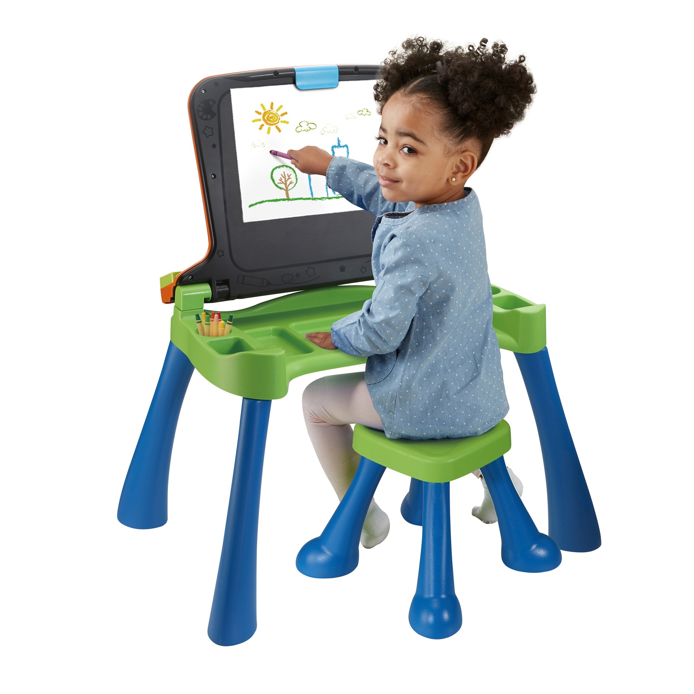 Vtech - READY SET SCHOOL Magischer Spiel- und Schreibtisch 5-in-1