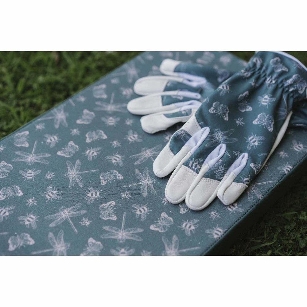 Gants de jardinage rembourrés avec motifs prenium insectes - taille m