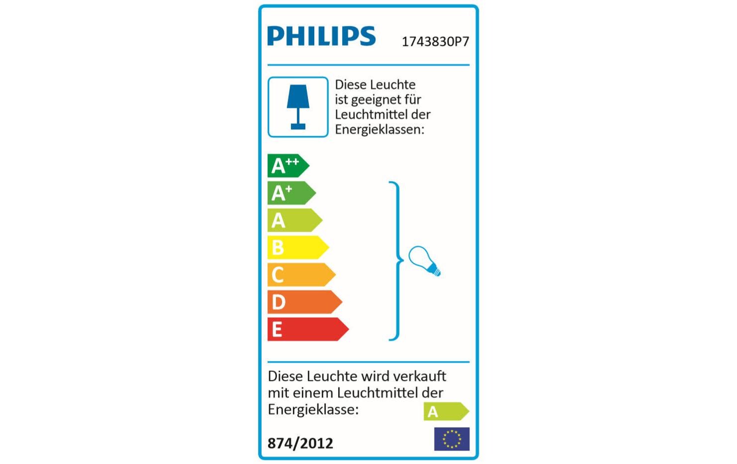 Impress 17438/30/P7<br>Hue Outdoor Wandleuchte Impress mit 16 Mio. Farben