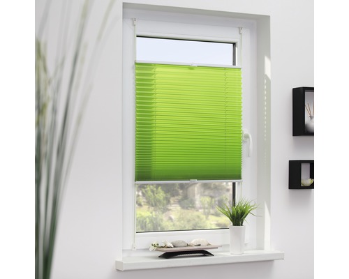 Lichtblick plisségordijn, daglicht met zijspanning, groen, 45x130 cm