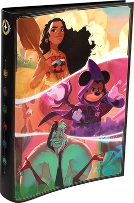Disney Lorcana Card Portfolio Kortsamlerperm Karakterer