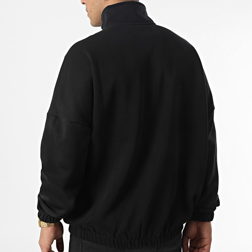 Sweat Col Zippé Oversize Large 2630 Noir