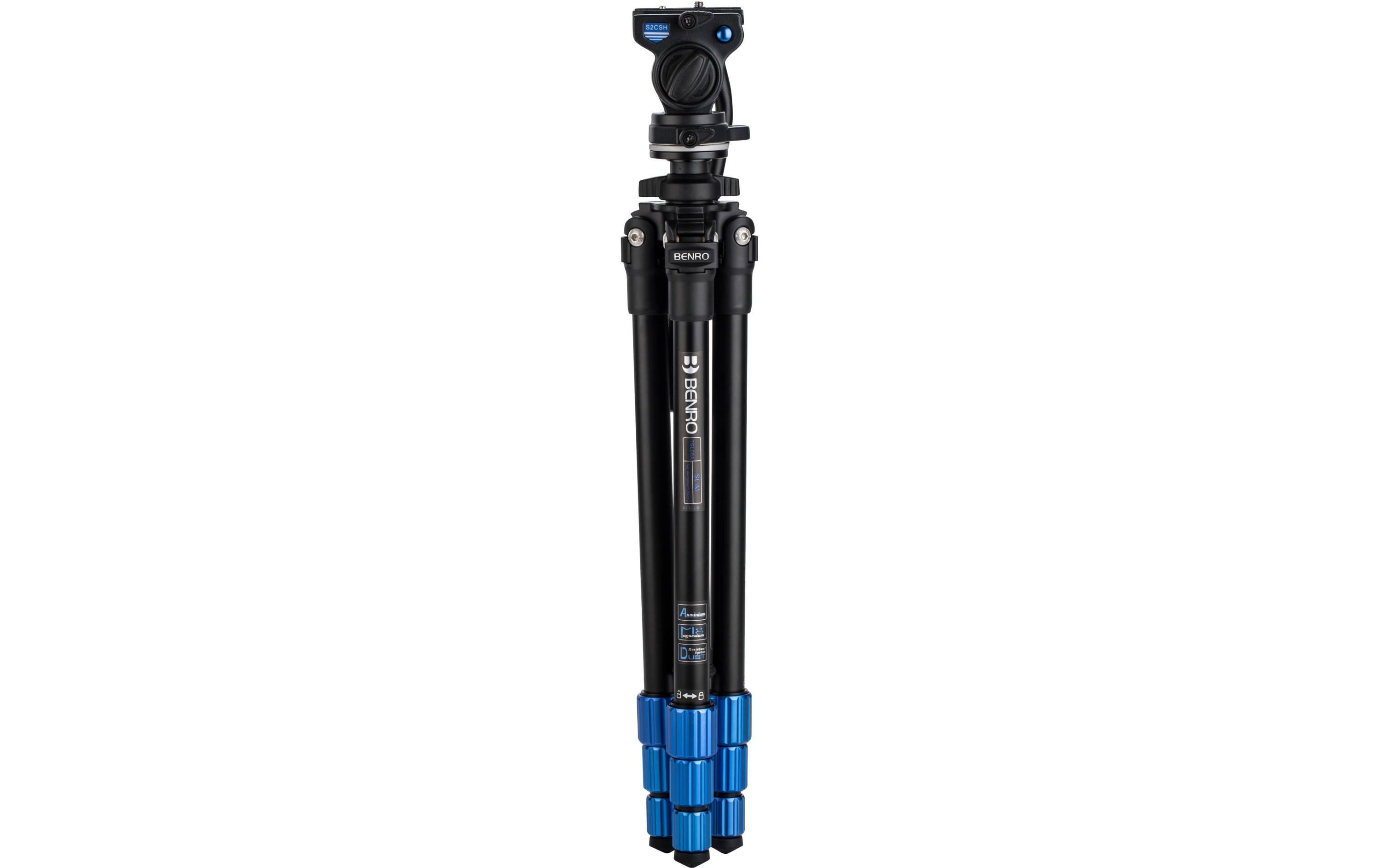 Videostativ Kit TSL08AS2CSH Slim<br>Kompaktes und leichtes Dreibeinstativ
