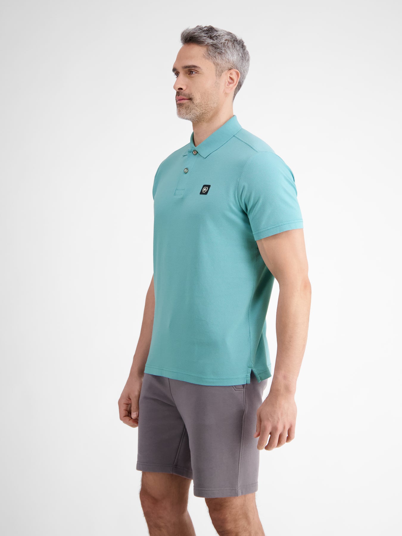 Poloshirt in weicher Waffelpiquéqualität