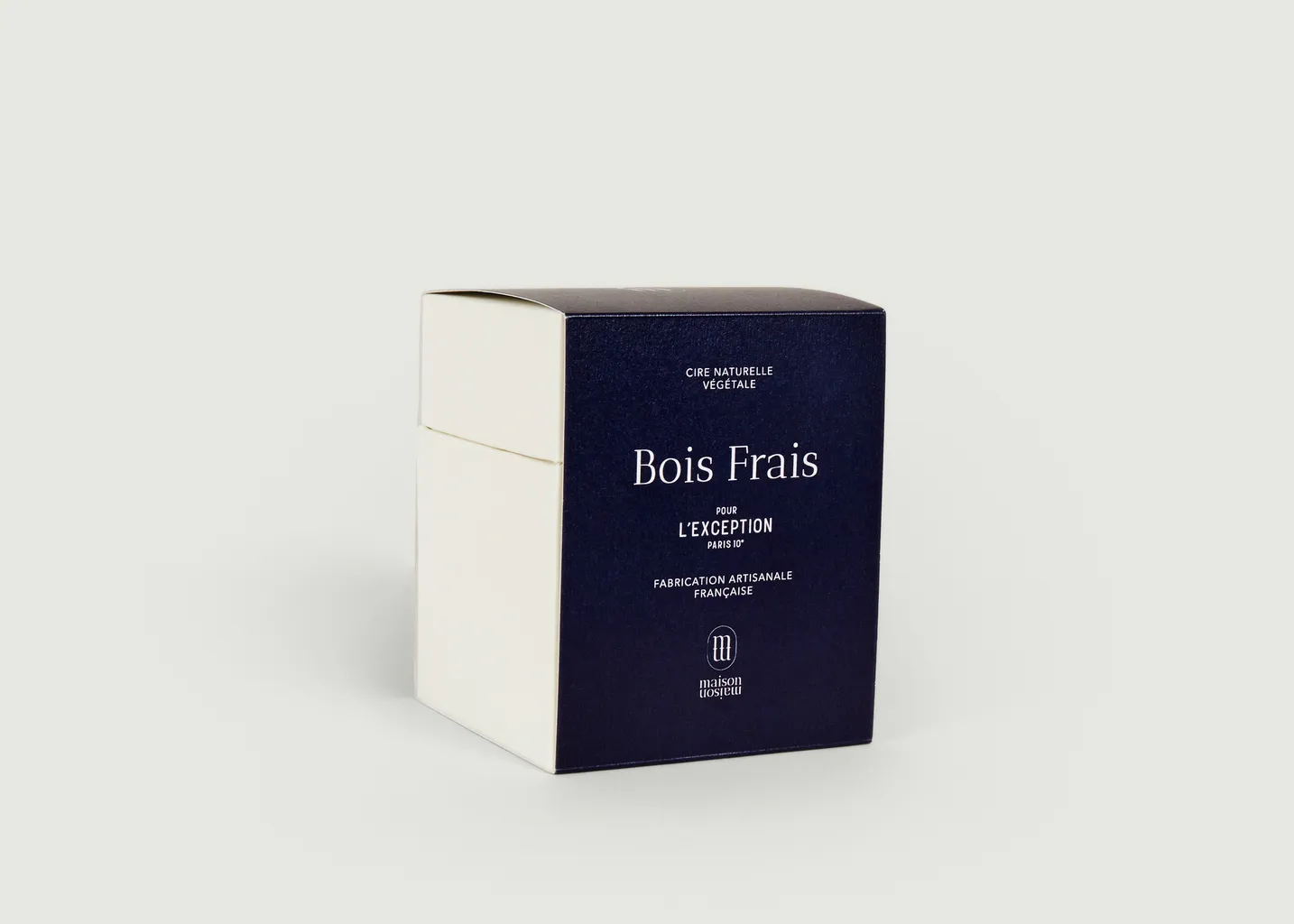 Bougie Bois Frais 220g 2 mèches de la collaboration MaisonMaison Paris x L'Exception Paris L'Exception Paris