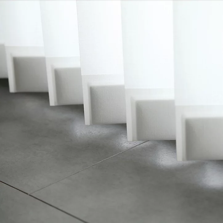 KIT rail Bande verticale orientable BVO 127 mm poche blanc 300 x 260 cm