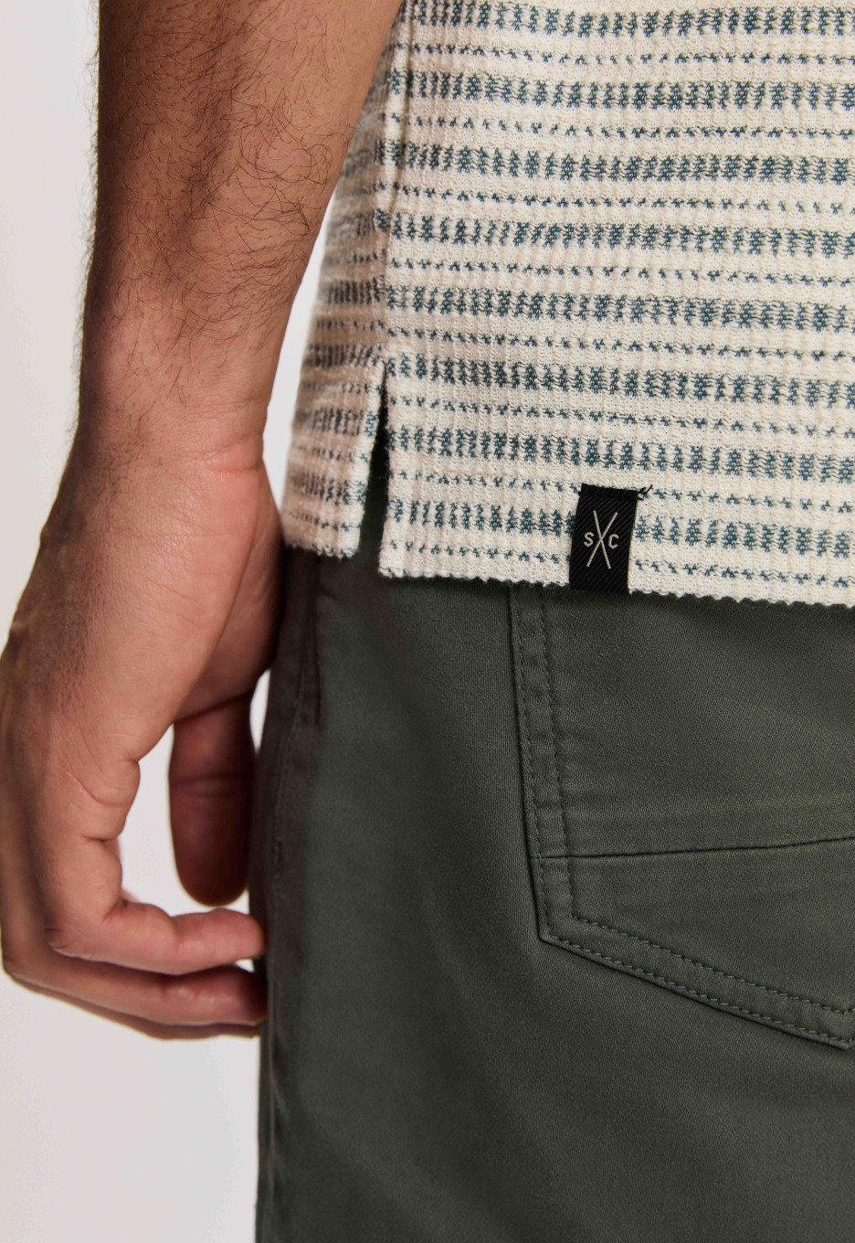 Silvercreek Perlo Striped Polo