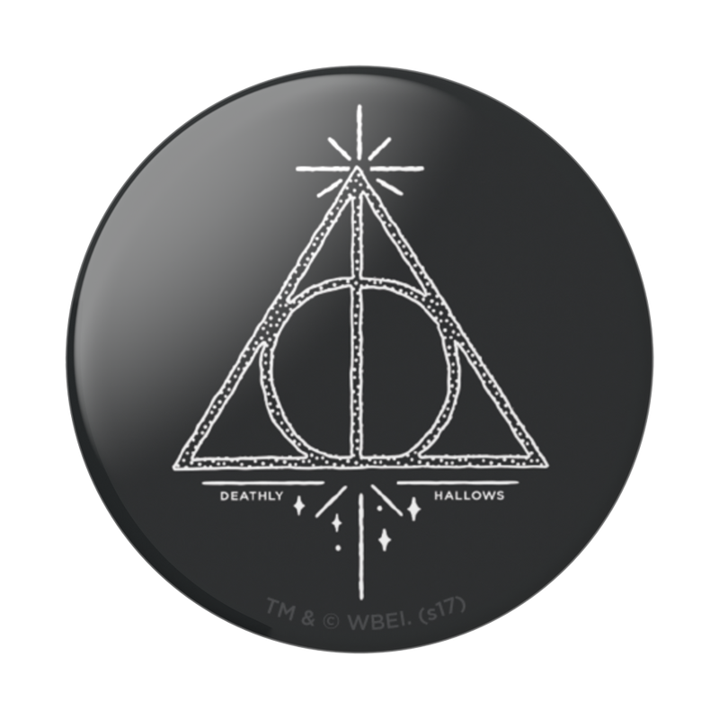PopGrip Finger Griff Halterung (Austauschbarer Top) für Smartphones / Tablets (100800) - Deathly Hallows