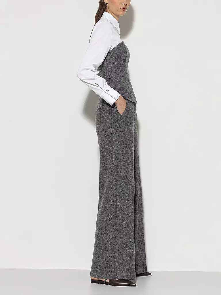LUISA CERANO Hose Wide Leg grau
