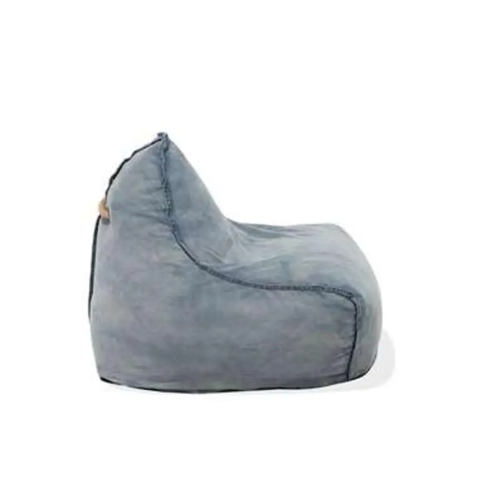 Beliani Zitzak DROP - Blauw polyester