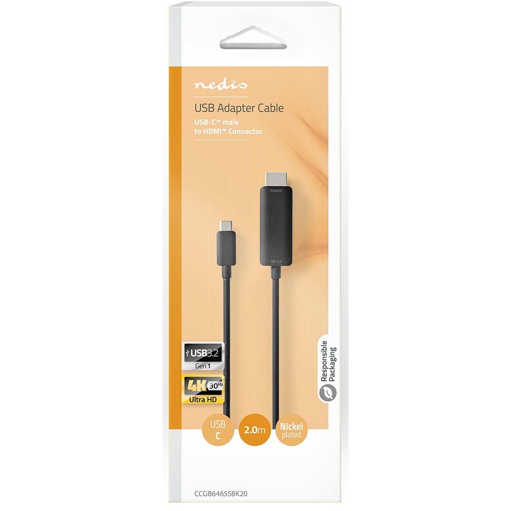 Nedis CCGB64655BK20 adapter USB-C - HDMI 2m