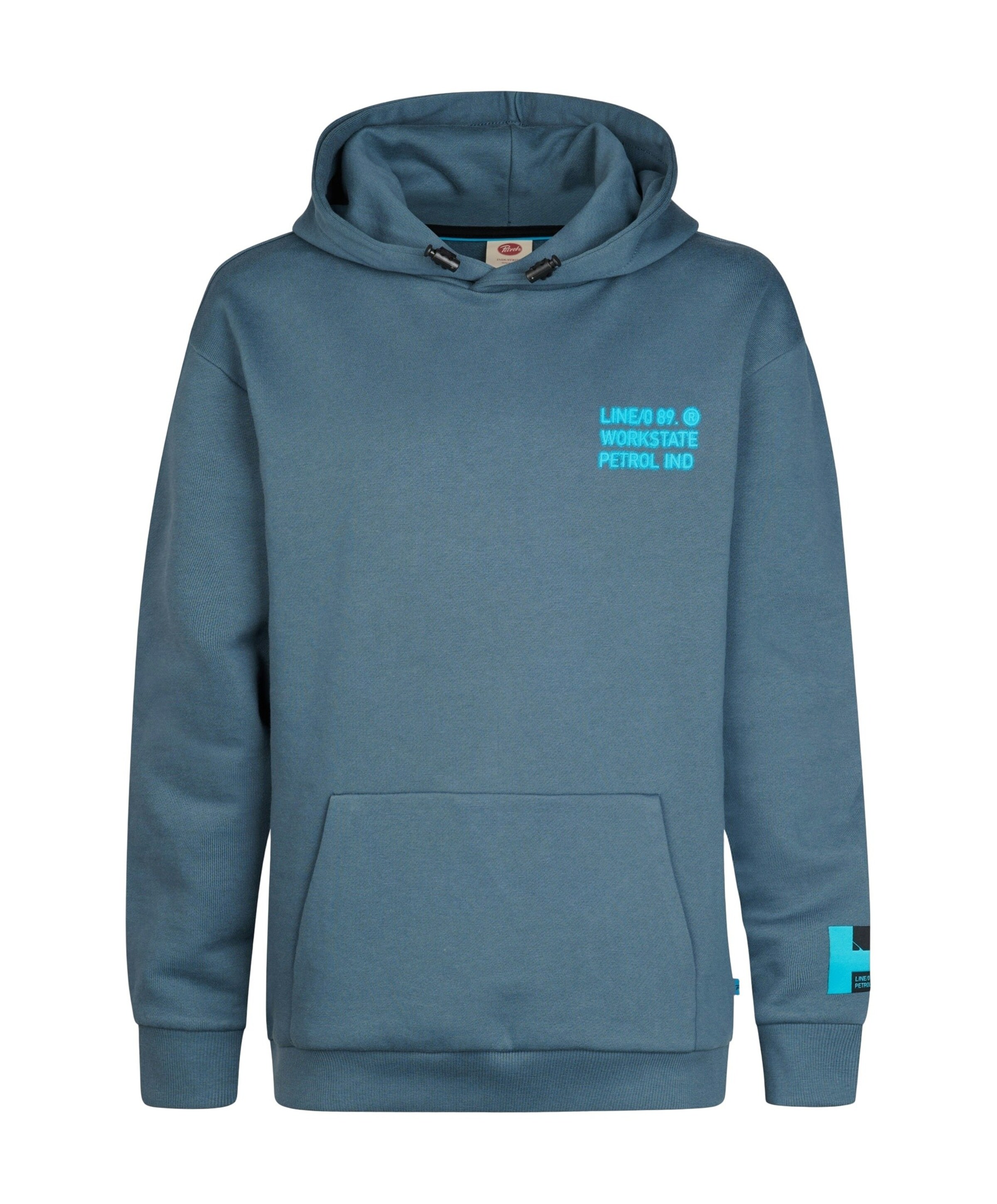 Petrol Jongens hoodie blauw